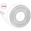 vidaXL Vrtna ivica crna 10 m 20 cm od polietilena