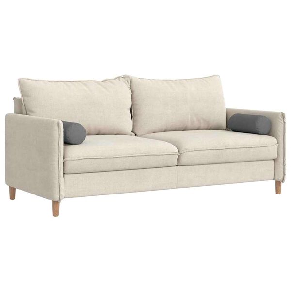 vidaXL Valjkasti jastučići 2 pcs Tamno siva Ø 15 x 40 cm tkanina