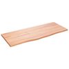 vidaXL Kupaonska radna ploča svjetlosmeđa 100x40x2 cm tretirano drvo
