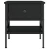 vidaXL Noćni ormarići 2 kom crni 40 x 42 x 45 cm od konstruiranog drva