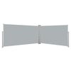 vidaXL Bočna Tenda Uvlačiva 160x600 cm Siva