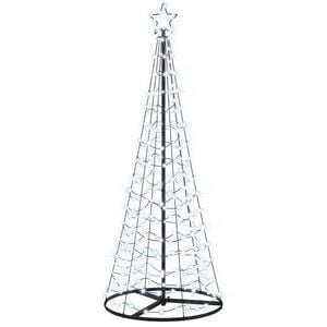 vidaXL LED spiralno božićno drvce s postoljem EKENAS 180 cm