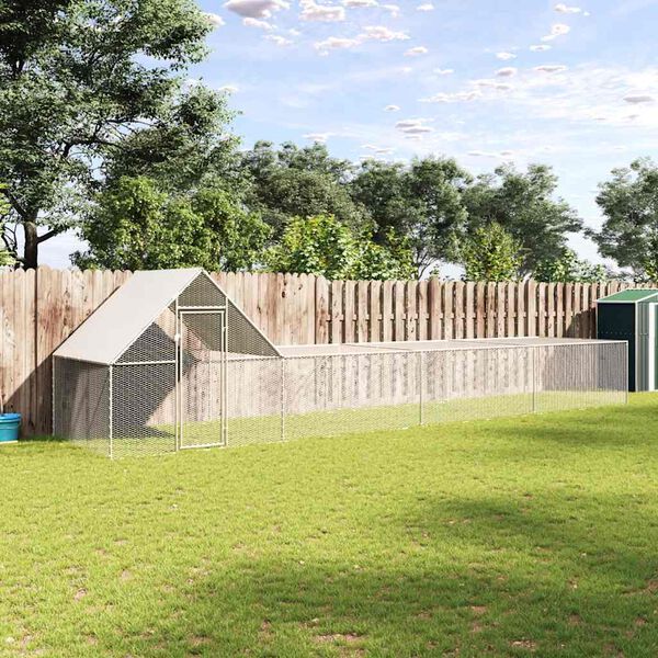 vidaXL Koko&scaron;injac od pocinčanog čelika 8 x 2 x 2 m