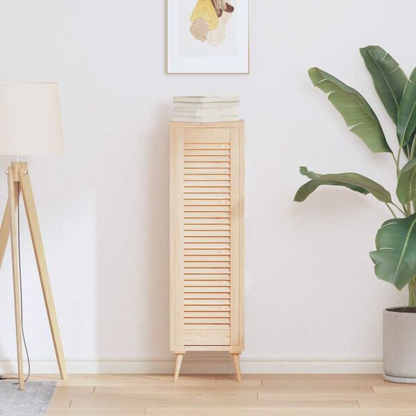 vidaXL Dizajn vrata ormarića s rešetkama 99x29,5 cm Puno drvo bor