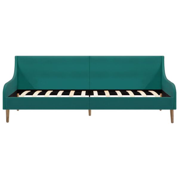 vidaXL Okvir za ležaj od tkanine zeleni