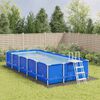 vidaXL Platno za tlo ispod bazena svjetlosivo 820x420 cm poliesterska