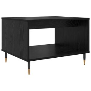 vidaXL Kava Stol Crni hrast 60 x 50 x 40 cm Konstruirano drvo