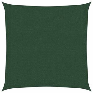 vidaXL Jedro za za&scaron;titu od sunca 160 g/m&sup2; tamnozeleno 2 x 2 m HDPE
