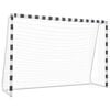 vidaXL Nogometni gol 300 x 200 x 90 cm metalni crno-bijeli