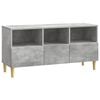 vidaXL TV ormar 102 x 34,5 x 50 cm Betonska siva Konstruirano drvo