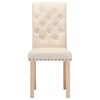 vidaXL Blagovaonske stolice od tkanine 4 kom krem