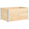 vidaXL Okviri za palete 3 kom 80 x 120 cm od masivne borovine