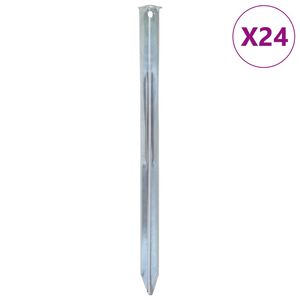 vidaXL Klinovi za &scaron;ator 24 kom 30 cm &Oslash; 20 mm od pocinčanog čelika