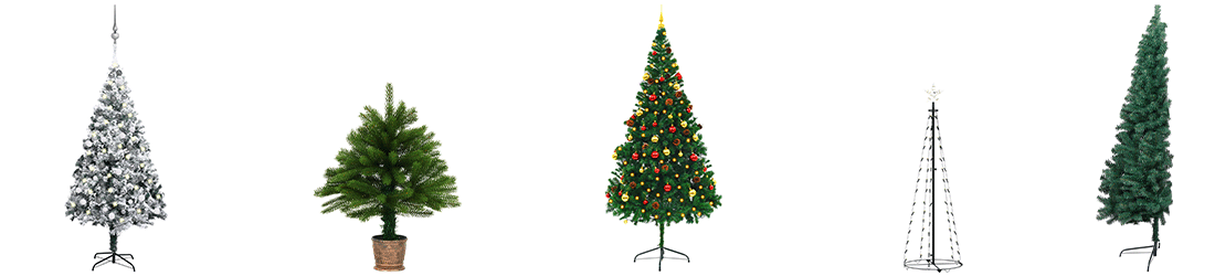 vrste umjetnih božićnih drvca