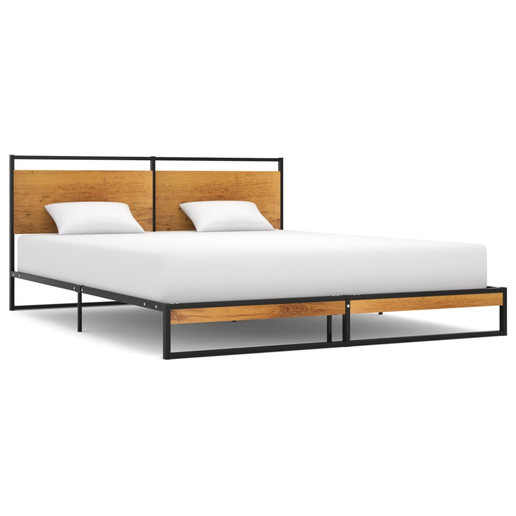 vidaXL Okvir za krevet metalni 140 x 200 cm