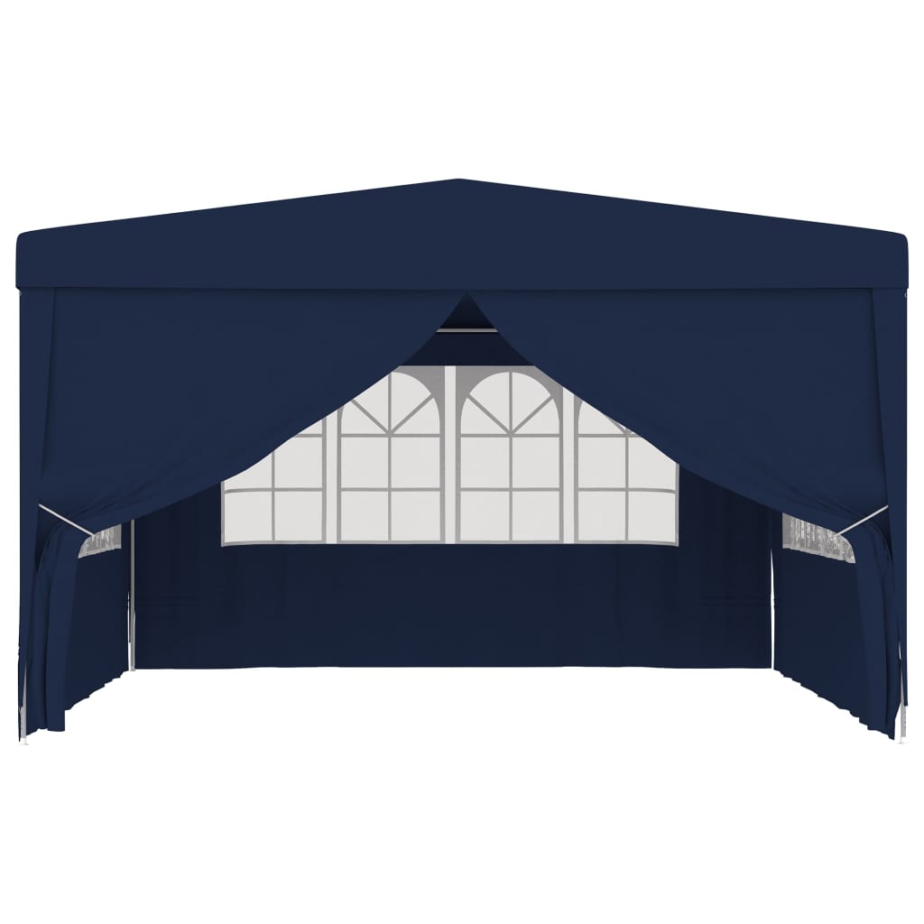 vidaXL Profesionalni šator za zabave 4 x 4 m plavi 90 g/m²