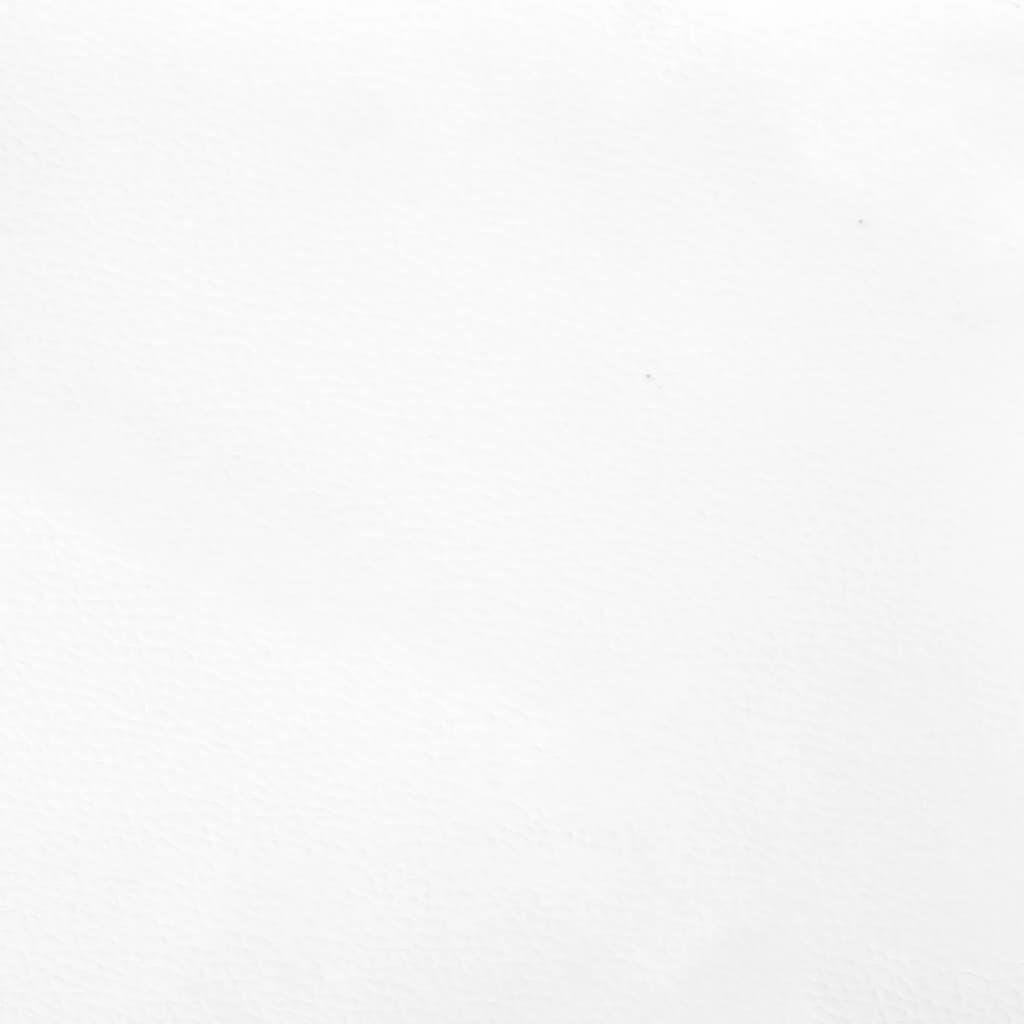 vidaXL Uzglavlje bijelo 90x5x78/88 cm od umjetne kože
