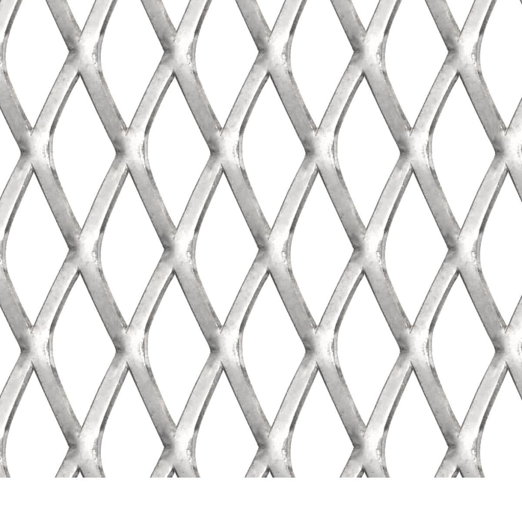 vidaXL Vrtna mrežasta ograda od nehrđajućeg čelika 100x85 cm 20x10x2 mm