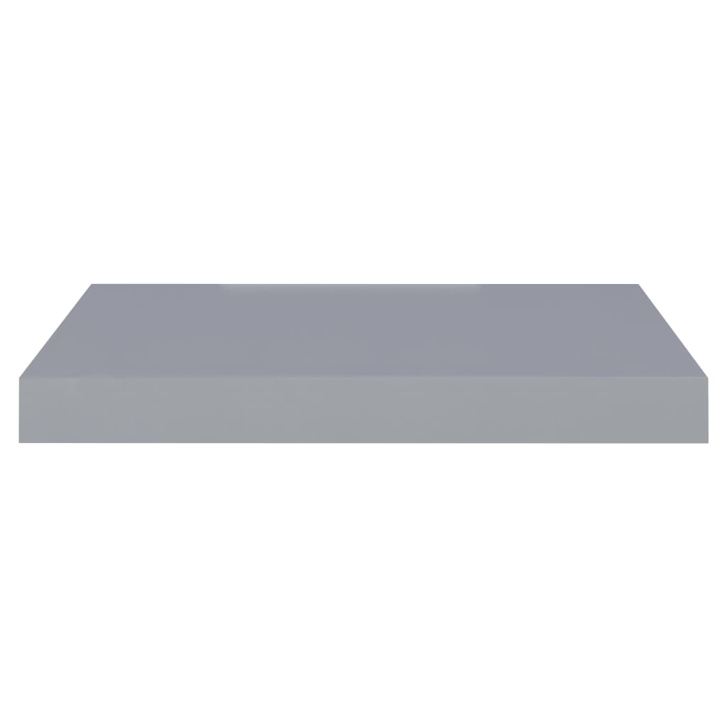 vidaXL Plutajuća zidna polica siva 40 x 23 x 3,8 cm MDF