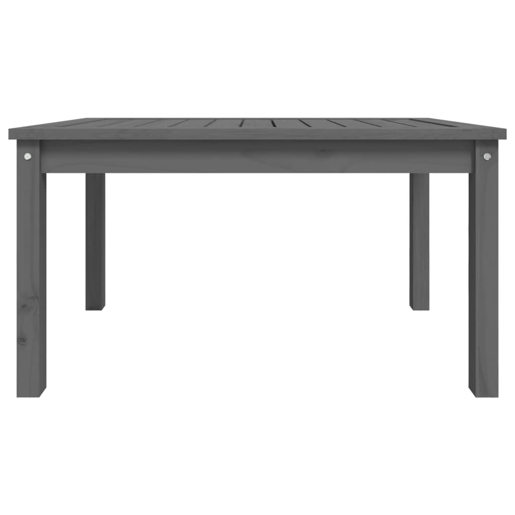 vidaXL Vrtni stol sivi 82,5x50,5x45 cm od masivne borovine