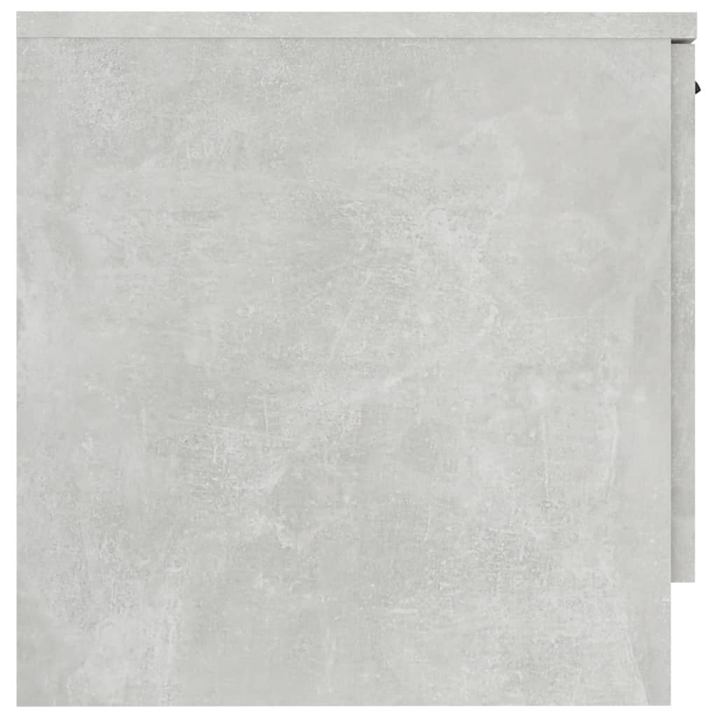 vidaXL Noćni ormarić siva boja betona 40 x 39 x 40 cm
