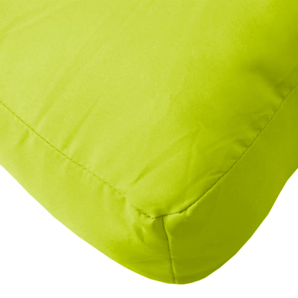 vidaXL Jastuci za sofu od paleta 3 kom jarko zeleni od tkanine