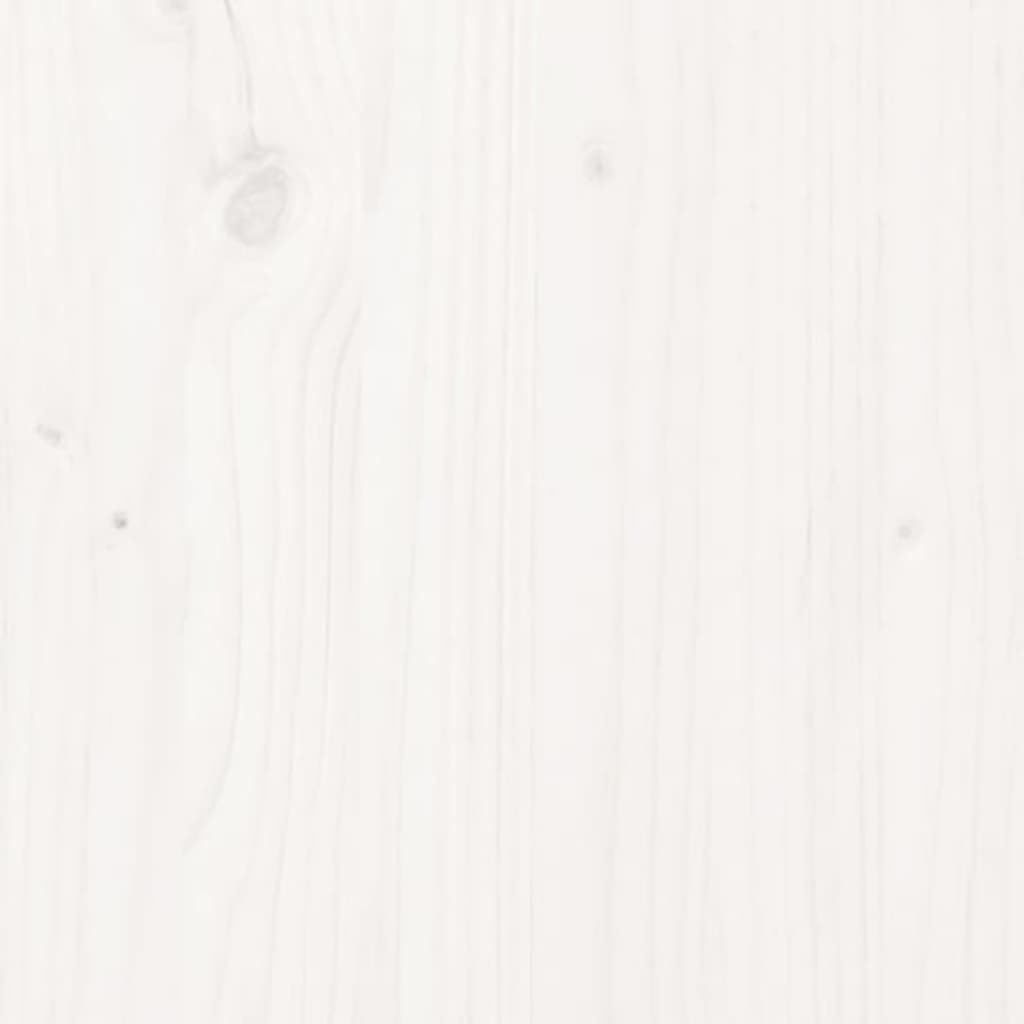 vidaXL Noćni ormarići 2 kom bijeli 40 x 31 x 50 cm od masivne borovine