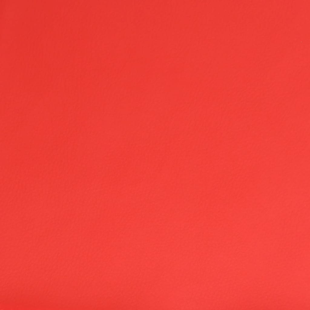 vidaXL Tabure crveni 60x60x36 cm od umjetne kože