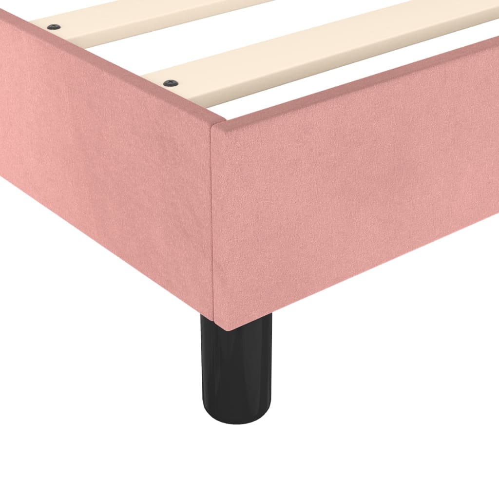 vidaXL Okvir za krevet ružičasti 180x200 cm baršunasti