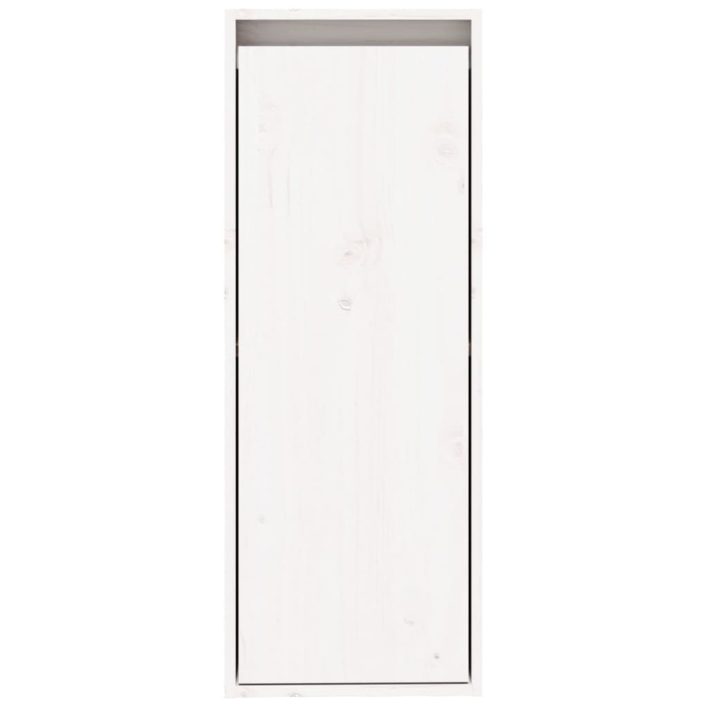 vidaXL Zidni ormarić bijeli 30 x 30 x 80 cm od masivne borovine
