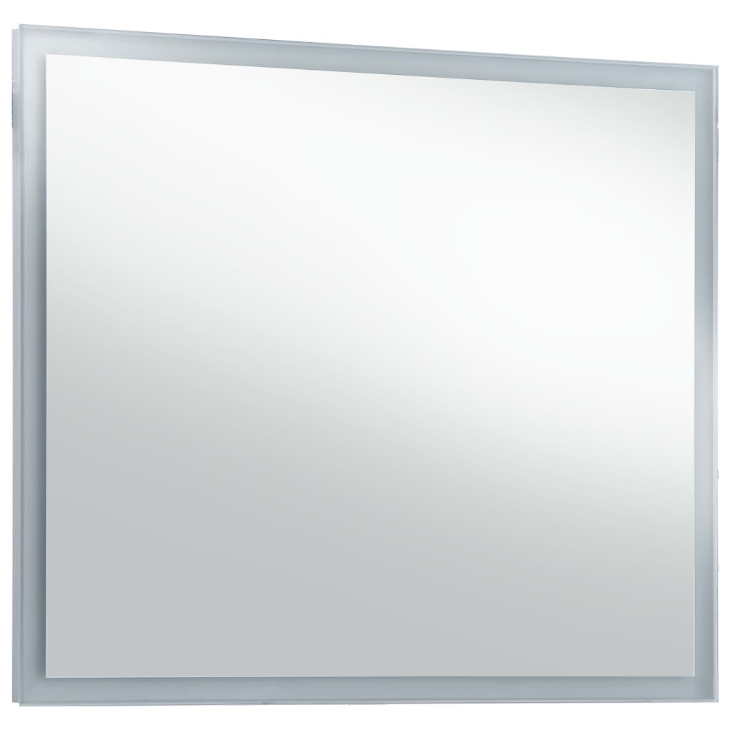 vidaXL Kupaonsko LED zidno ogledalo 60 x 50 cm