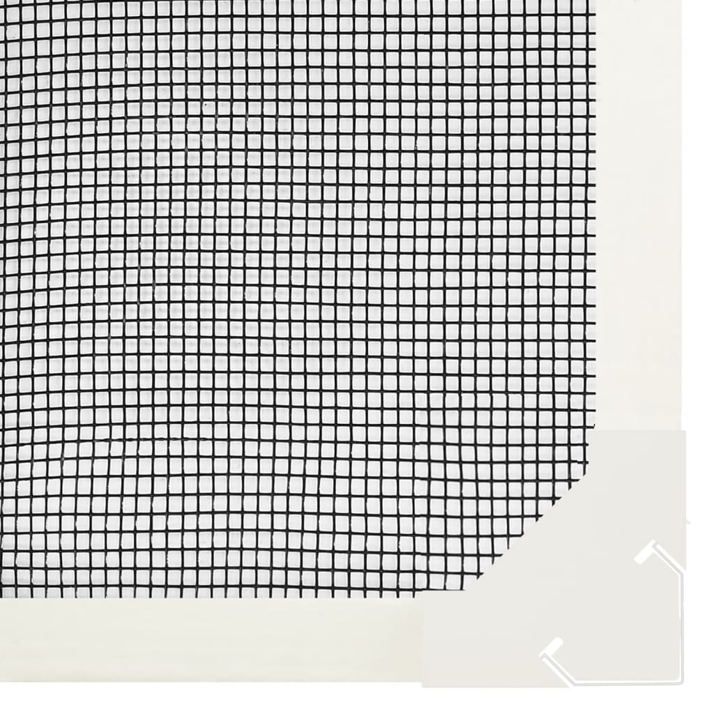 vidaXL Magnetski prozorski zaslon protiv insekata bijeli 80 x 140 cm