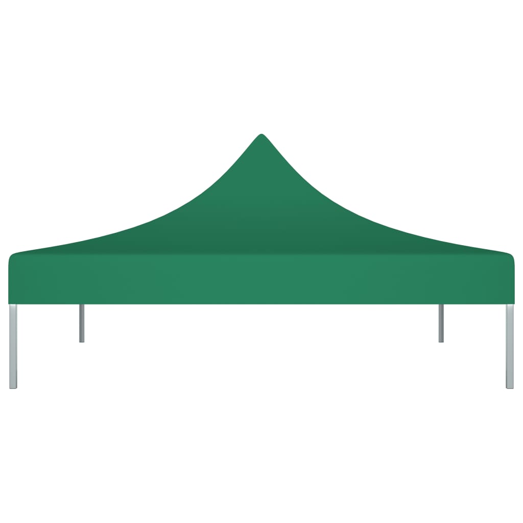 vidaXL Krov za šator za zabave 3 x 3 m zeleni 270 g/m²