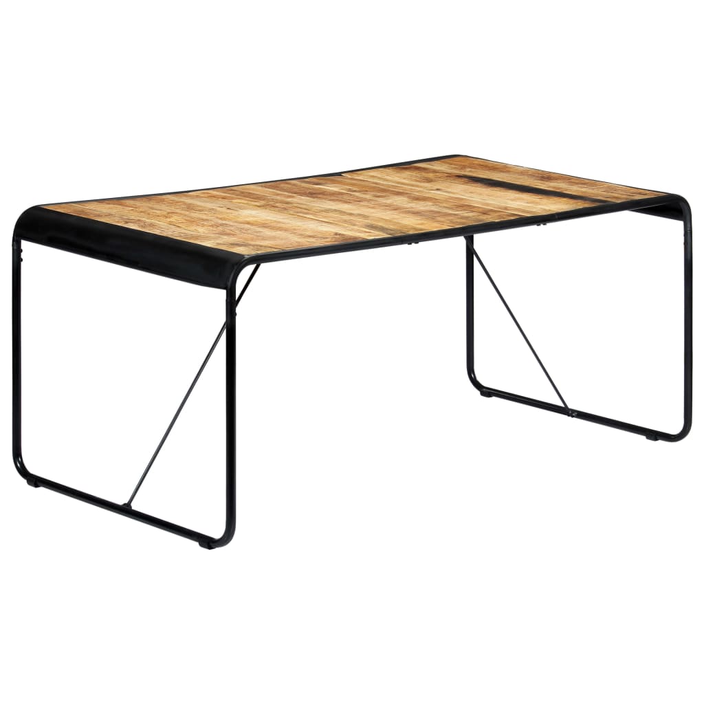 vidaXL Blagovaonski stol od masivnog grubog drva manga 180x90x76 cm
