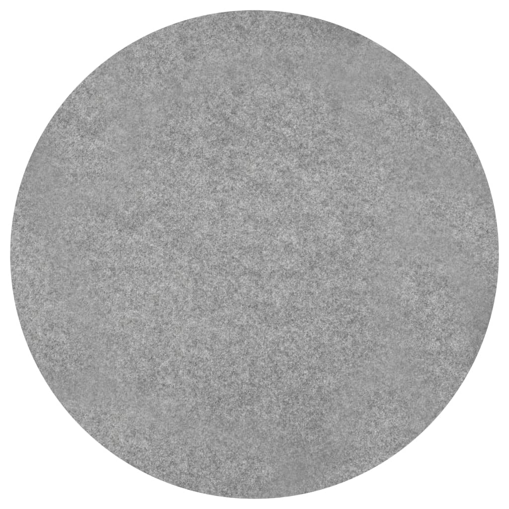 vidaXL Umjetna trava s ispupčenjima promjer 170 cm siva okrugla