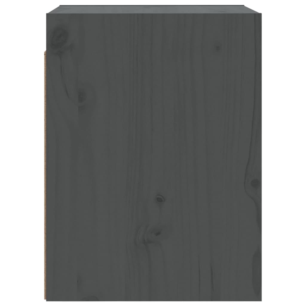 vidaXL Zidni ormarić sivi 30 x 30 x 40 cm od masivne borovine