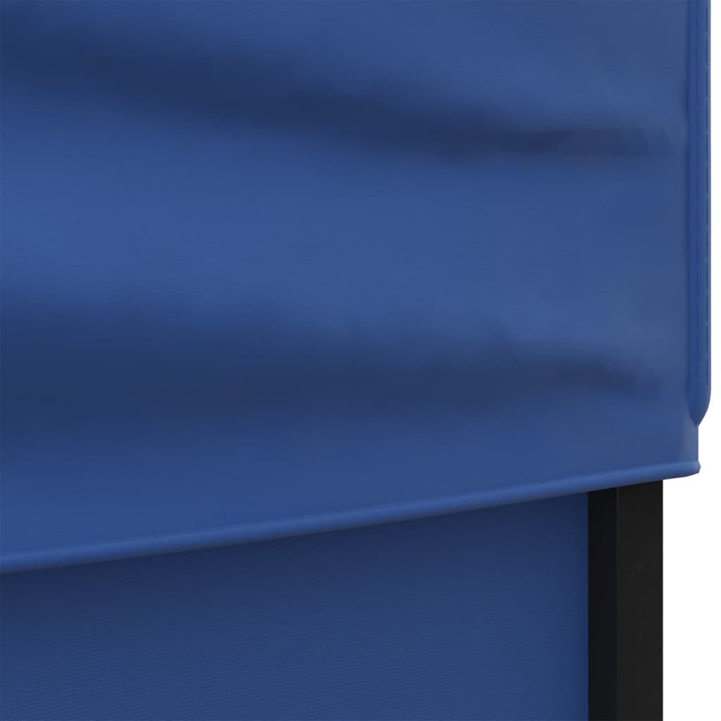 vidaXL Sklopivi šator za zabave s bočnim zidovima 3 x 6 m plavi