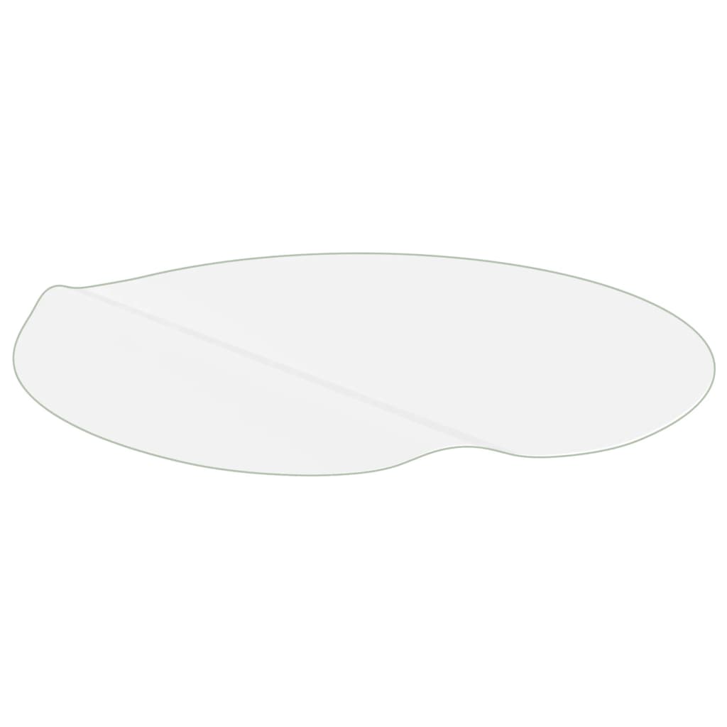 vidaXL Zaštita za stol prozirna Ø 110 cm 2 mm PVC