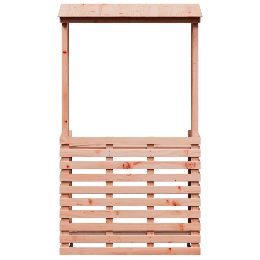 vidaXL Vanjski barski stol s krovom 112,5 x 57 x 195,5 cm masivno drvo