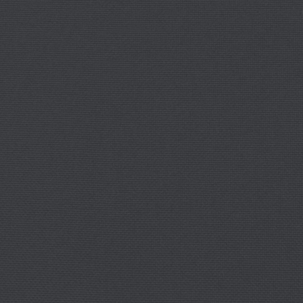 vidaXL Jastuk za palete crni 120 x 80 x 12 cm od tkanine