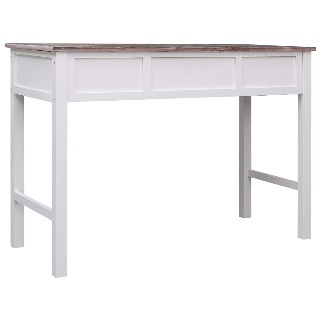 vidaXL Pisaći stol smeđi 110 x 45 x 76 cm drveni
