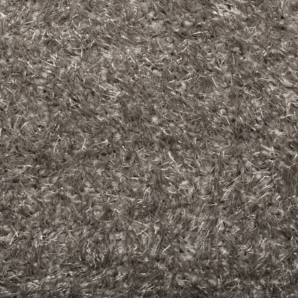 vidaXL Tepih ISTAN s visokim vlaknima sjajni izgled sivi 240x340 cm