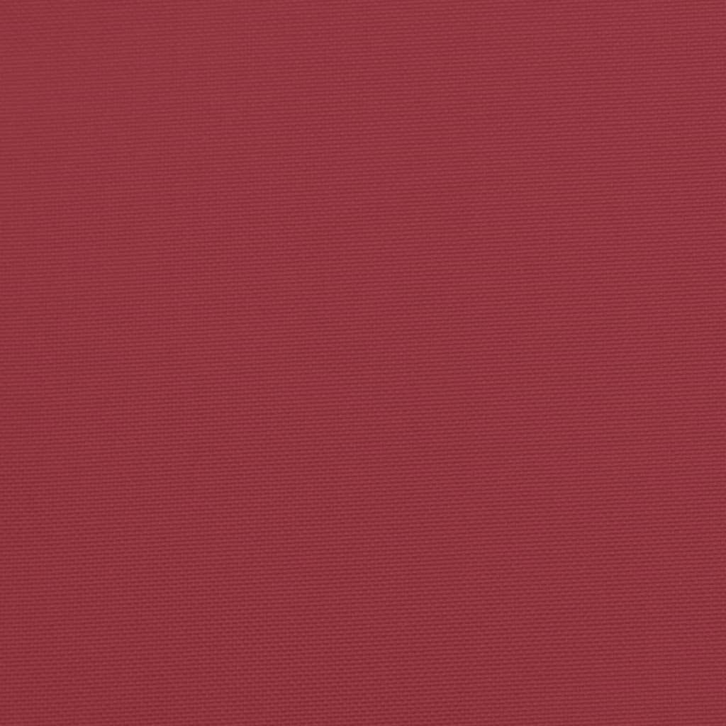 vidaXL Jastuk za palete boja vina 80 x 40 x 12 cm od tkanine