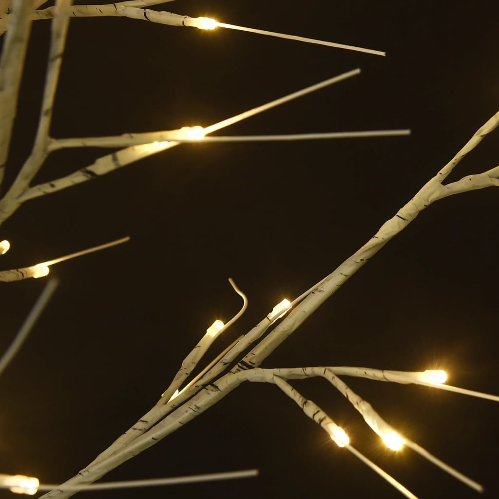 vidaXL Božićno drvce 140 LED žarulja 1,5 m tople bijele izgled vrbe