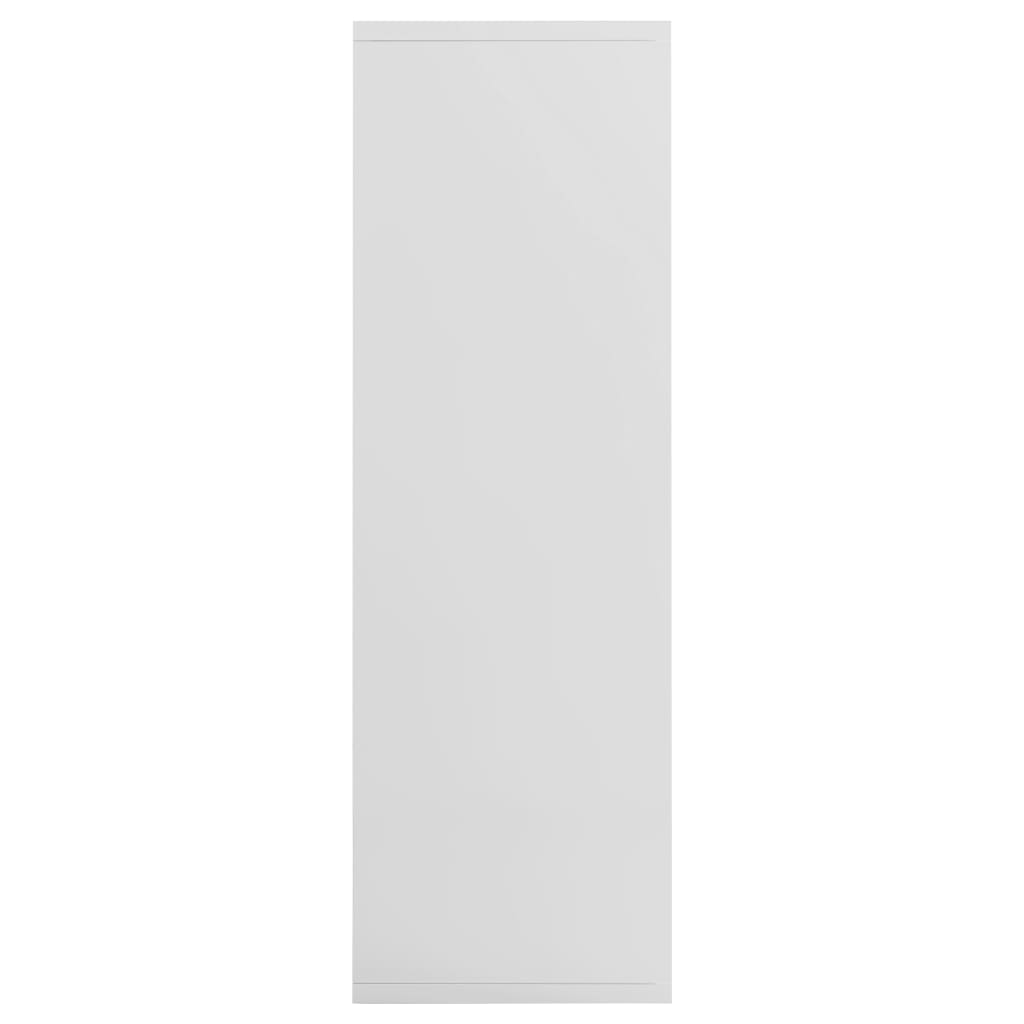 vidaXL Ormarić za knjige / komoda sjajni bijeli 50x25x80 cm od iverice