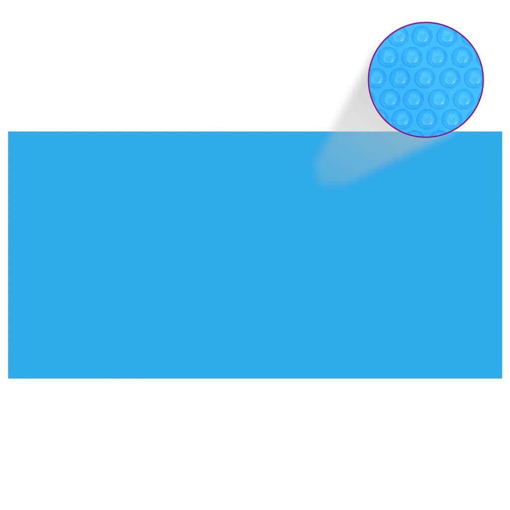 vidaXL Pokrivač za bazen plavi 488 x 244 cm PE