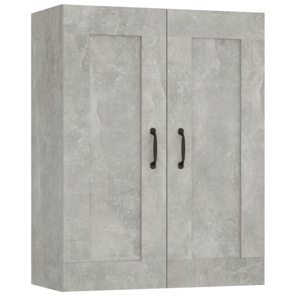 vidaXL Visoka komoda siva betona od konstruiranog drva