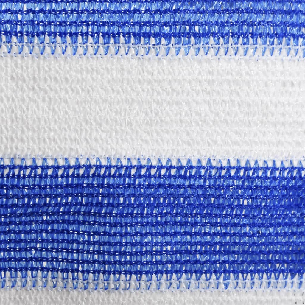 vidaXL Balkonski zastor plavo-bijeli 90 x 600 cm HDPE