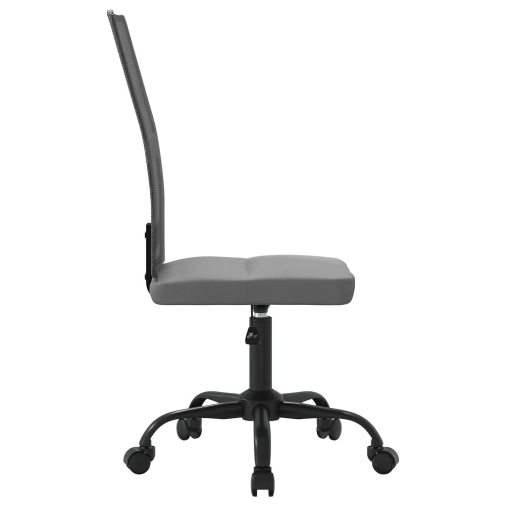 vidaXL Uredska stolica podesive visine siva od mrežaste tkanine