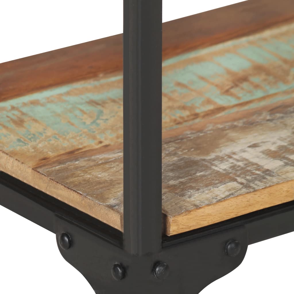 vidaXL Konzolni stol 110 x 30 x 75 cm od masivnog obnovljenog drva